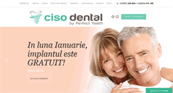 Desktop Screenshot of cisodental.ro